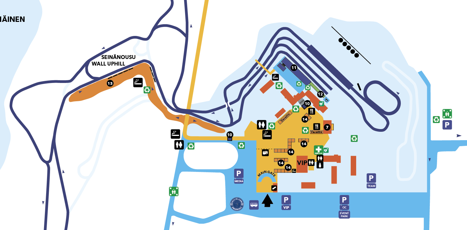 BMW IBU World Cup Biathlon Kontiolahti 5.–8.3.2026: Stadium Map, Event Park for the Exhibitors